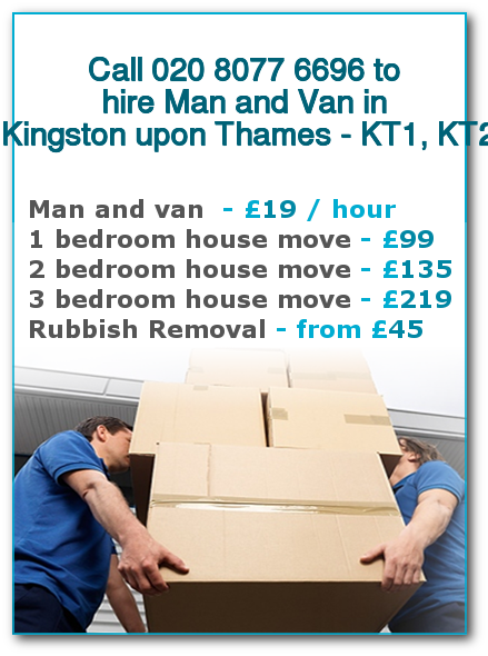 Man & Van Prices for London, Kingston upon Thames